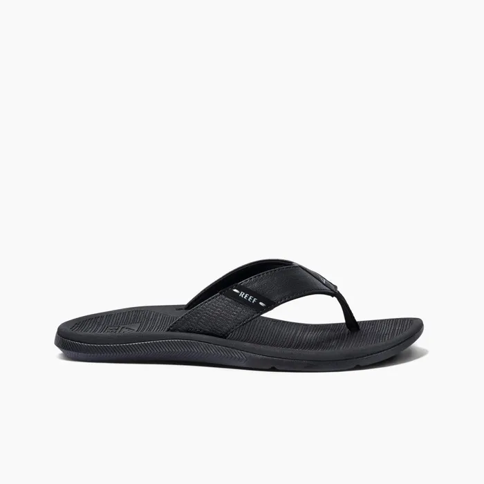Reef Sandals Men Santa Ana All Black