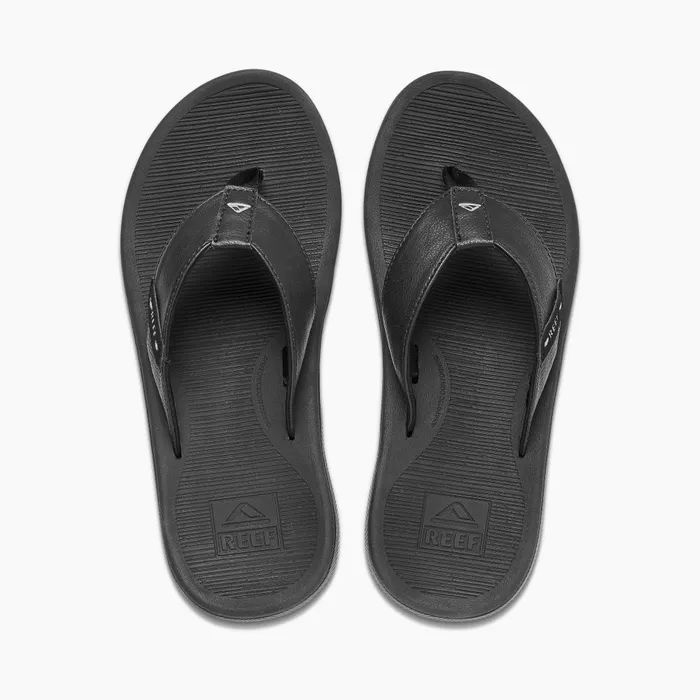 Reef Sandals Men Santa Ana All Black Reef Sandals Men Santa Ana All Black