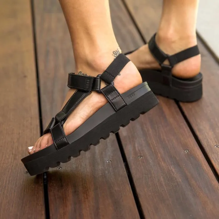 Reef Sandals Women Cushion Rem Hi Coco Black