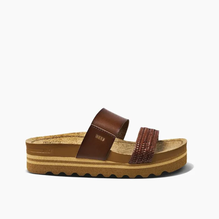 Reef Sandals Women Cushion Vista Hi Chocolate Braid