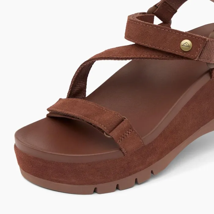Reef Sandals Women Vista Higher Luna Cappuccino Suede Reef Sandals Women Vista Higher Luna Cappuccino Suede
