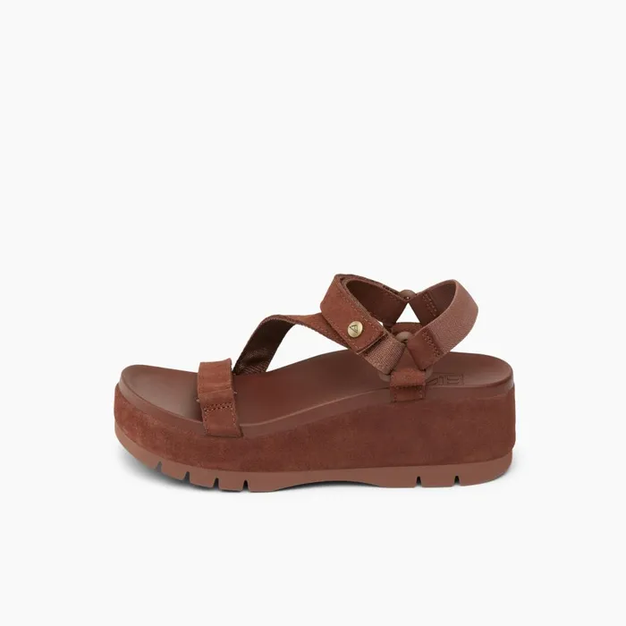 Reef Sandals Women Vista Higher Luna Cappuccino Suede Reef Sandals Women Vista Higher Luna Cappuccino Suede
