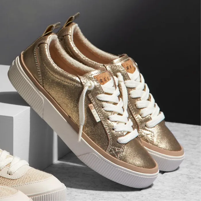 Reef Shoes Women Lay Day Dawn Champagne Suede