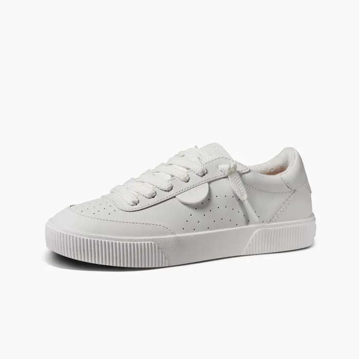 Reef Shoes Women Lay Day Seas White Leather Reef Shoes Women Lay Day Seas White Leather
