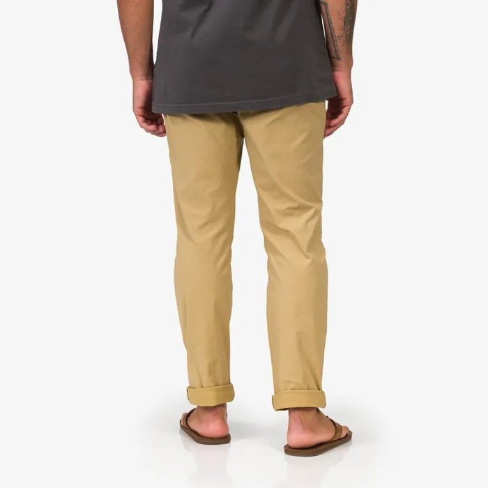 Reef Surf Shirts and UPF Apparel Men Carrick Upf 40 Stretch Pant Kelp