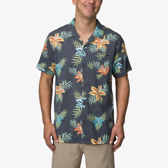 Reef TShirts and Shirts Men Arroyo Short Sleeve Shirt Caviar