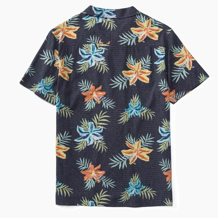 Reef TShirts and Shirts Men Arroyo Short Sleeve Shirt Caviar Reef TShirts and Shirts Men Arroyo Short Sleeve Shirt Caviar