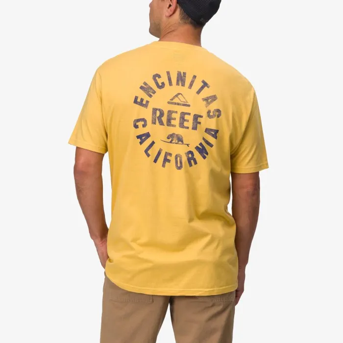 Reef TShirts and Shirts Men Rancho Tee Ochre Navy