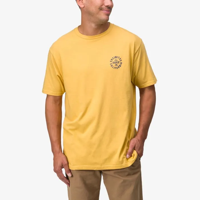 Reef TShirts and Shirts Men Rancho Tee Ochre Navy