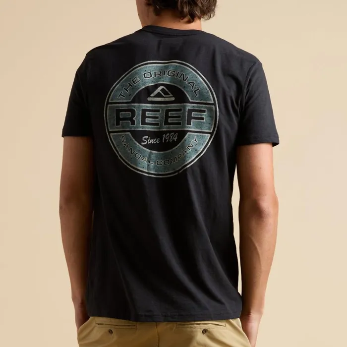 Reef TShirts and Shirts Men Slick Short Sleeve Tee Black