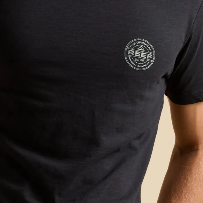 Reef TShirts and Shirts Men Slick Short Sleeve Tee Black