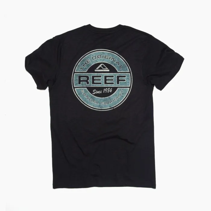 Reef TShirts and Shirts Men Slick Short Sleeve Tee Black