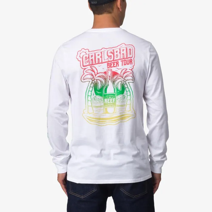 Reef TShirts and Shirts Men Tour Long Sleeve Tee Bright White