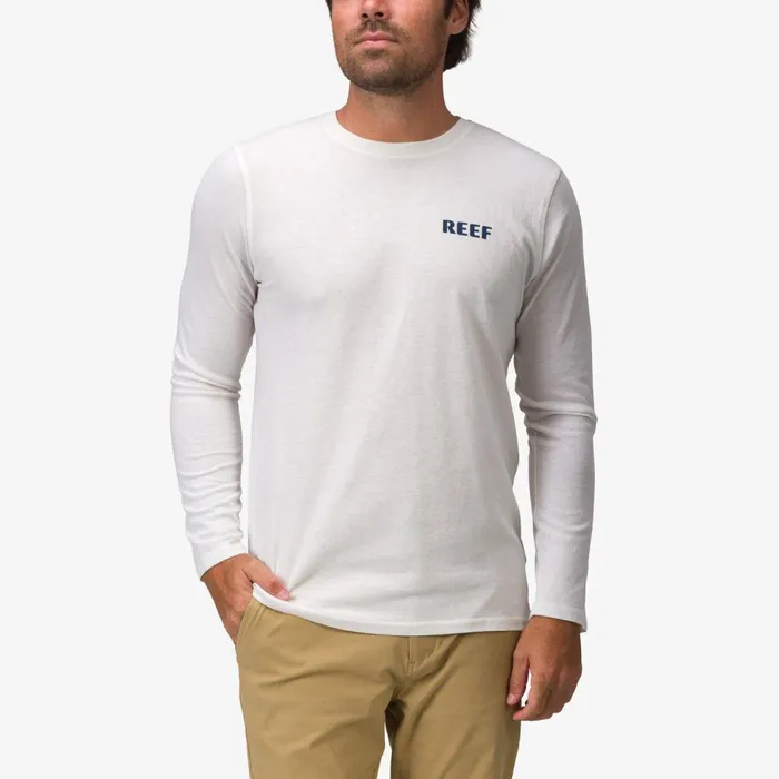 Reef TShirts and Shirts Men Wellie 24 Long Sleeve Tee Cloud