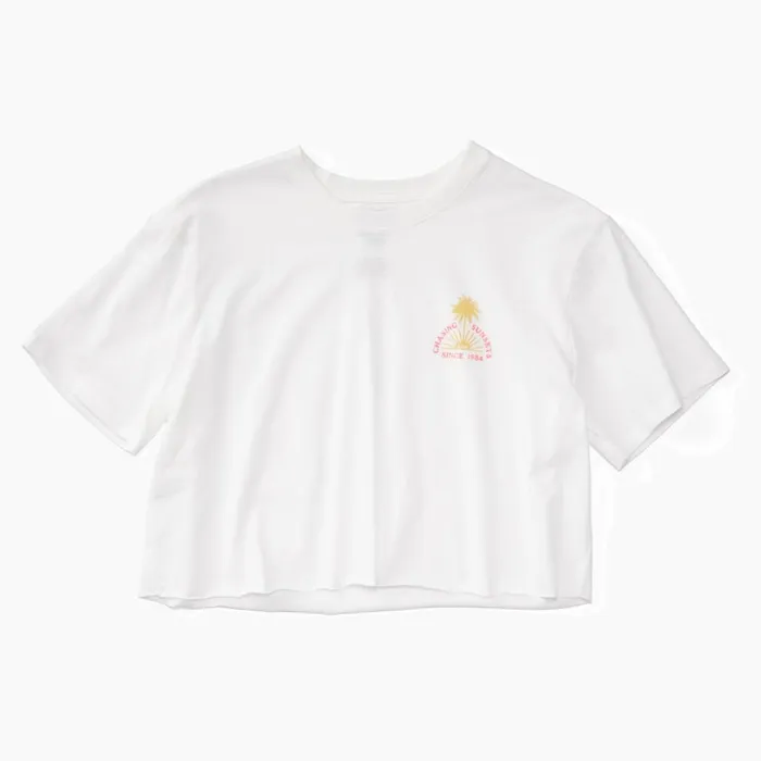 Reef TShirts Tanks and Dresses Women Crew Life Crop Tee Marshmallow Reef TShirts Tanks and Dresses Women Crew Life Crop Tee Marshmallow