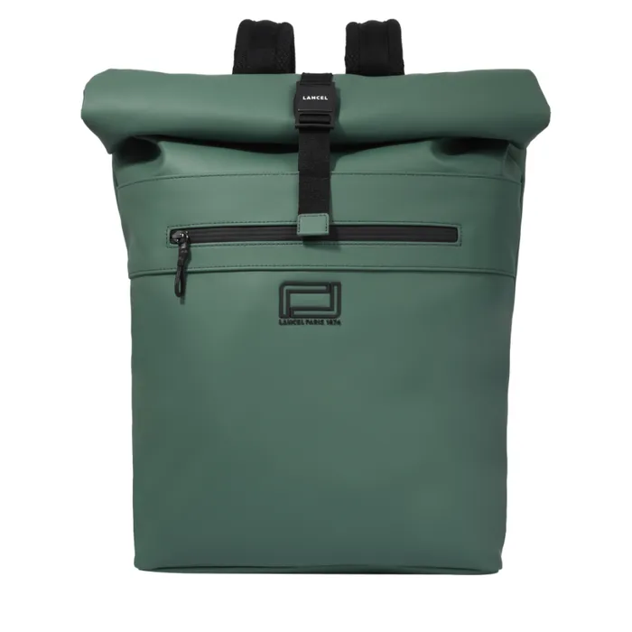 Rolltop Backpack Dark Jade Travel Lancel Backpacks