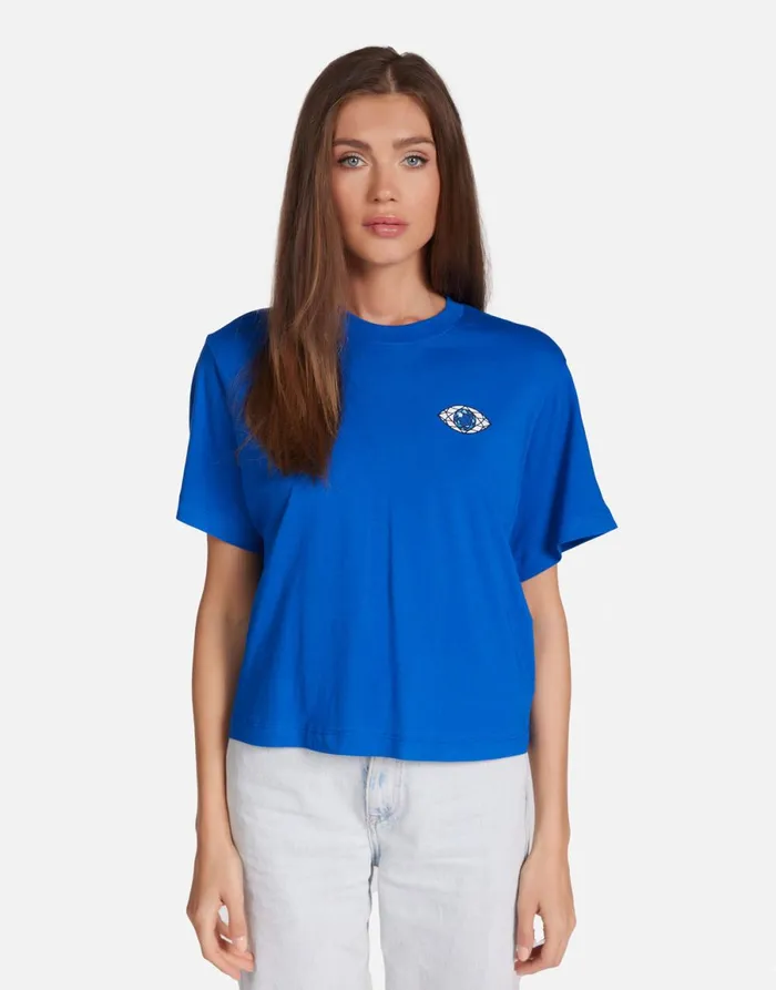 Rue Sapphire Eye Vibrant Blue Women039s Lauren Moshi Short Sleeve