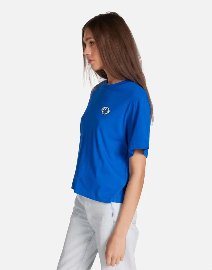 Rue Sapphire Eye Vibrant Blue Women039s Lauren Moshi Short Sleeve
