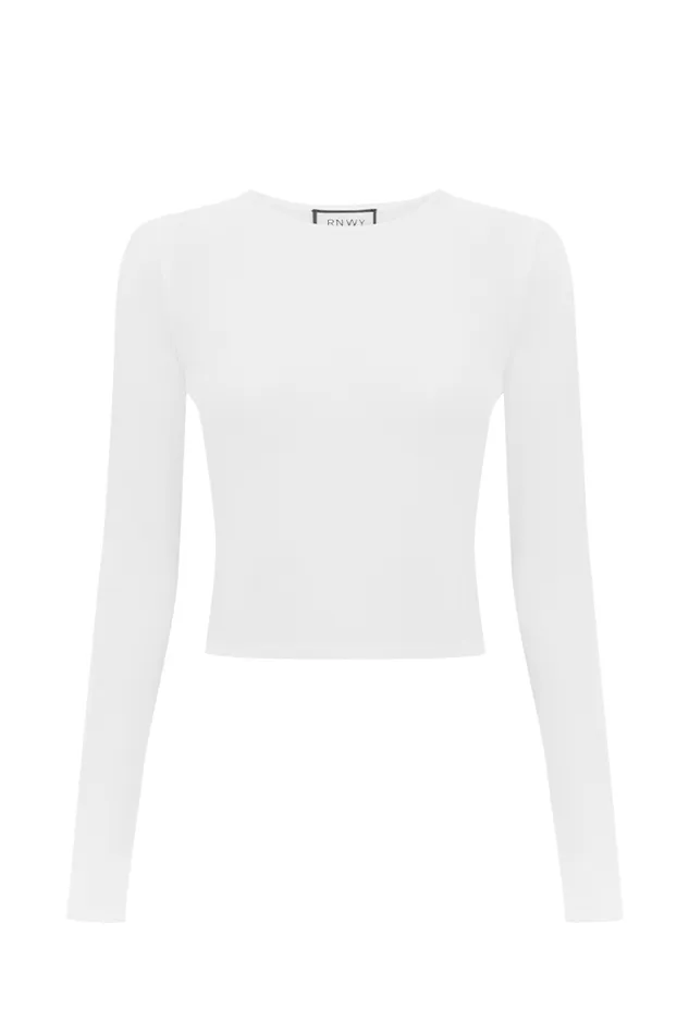 Runaway The Label Basic Shop POLY TOP 8211 WHITE