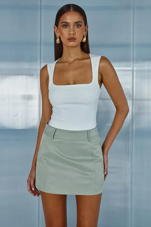 Runaway The Label Basic Shop REIGN TOP 8211 WHITE