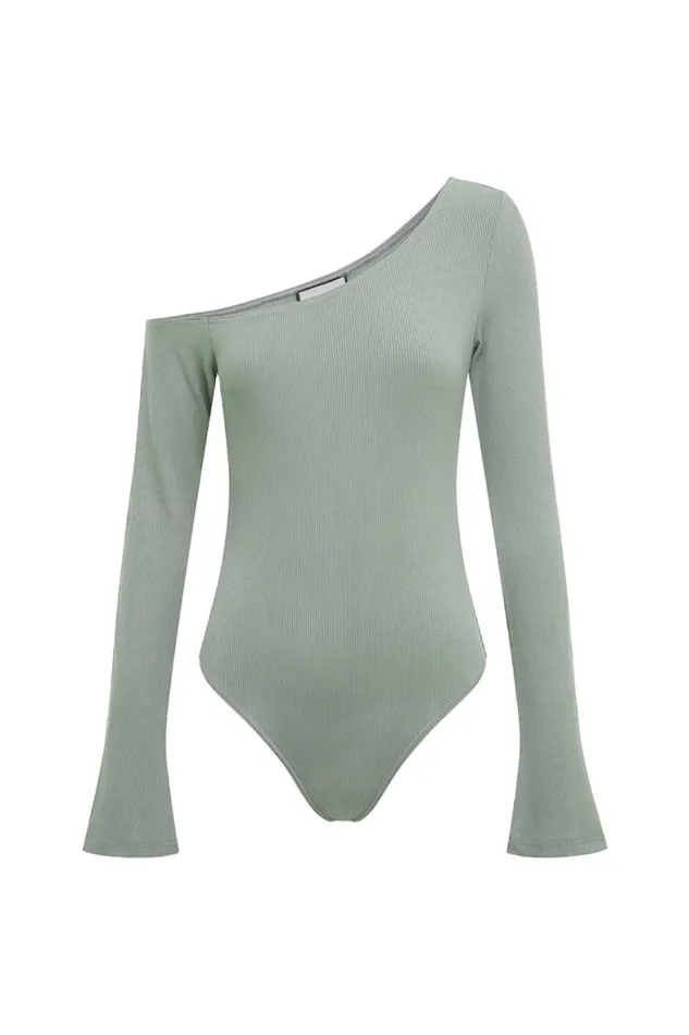 Runaway The Label Bodysuits Shop KIRBY BODYSUIT 8211 SAGE