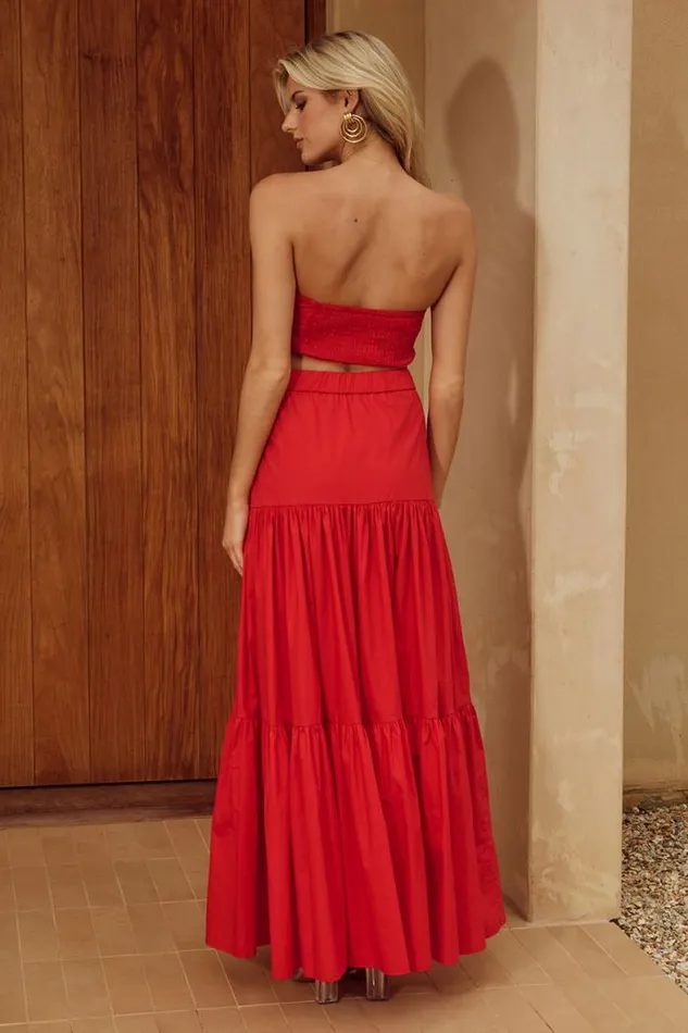 Runaway The Label Crops Shop AYLA TOP 8211 RED