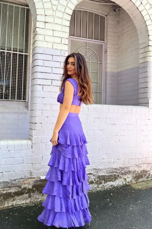 Runaway The Label Crops Shop MELINA CROP TOP 8211 PURPLE