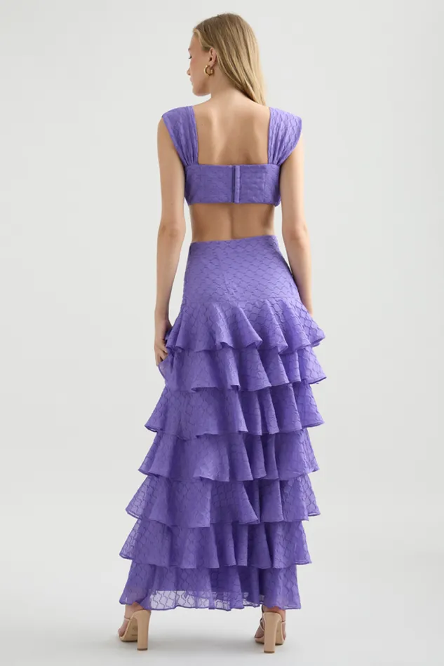 Runaway The Label Crops Shop MELINA CROP TOP 8211 PURPLE