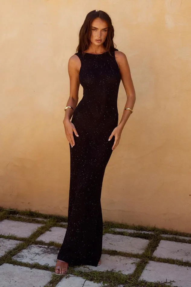 Runaway The Label Maxi Shop ADRIANA MAXI DRESS 8211 BLACK
