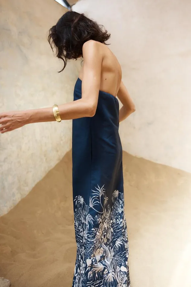 Runaway The Label Maxi Shop BELAZO MAXI DRESS 8211 NAVYSAND