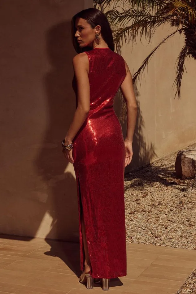 Runaway The Label Maxi Shop BLAISE MAXI DRESS 8211 RED