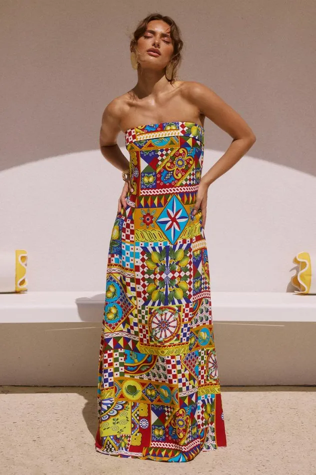 Runaway The Label Maxi Shop PHAEDRA MAXI DRESS 8211 PHAEDRA PRINT