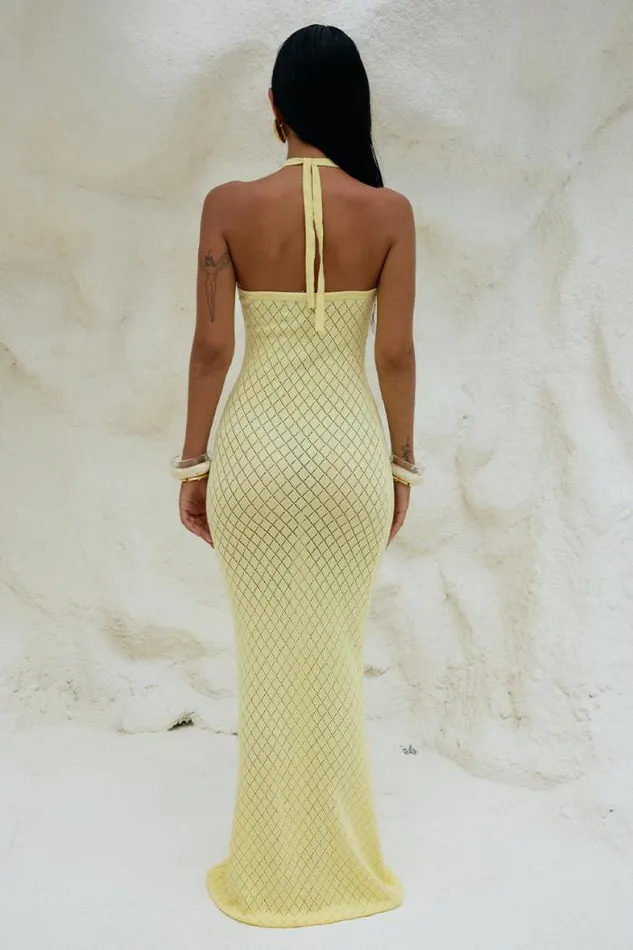 Runaway The Label Maxi Shop SIMI MAXI DRESS 8211 LEMON