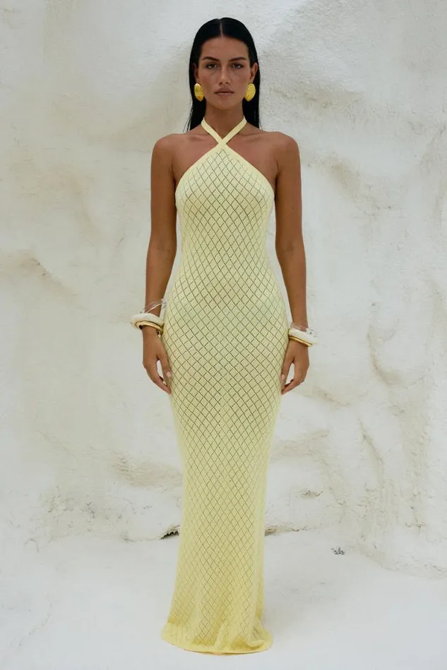 Runaway The Label Maxi Shop SIMI MAXI DRESS 8211 LEMON