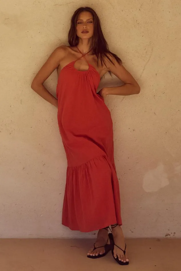 Runaway The Label Midi Shop ABISS MIDI DRESS 8211 JAFFA