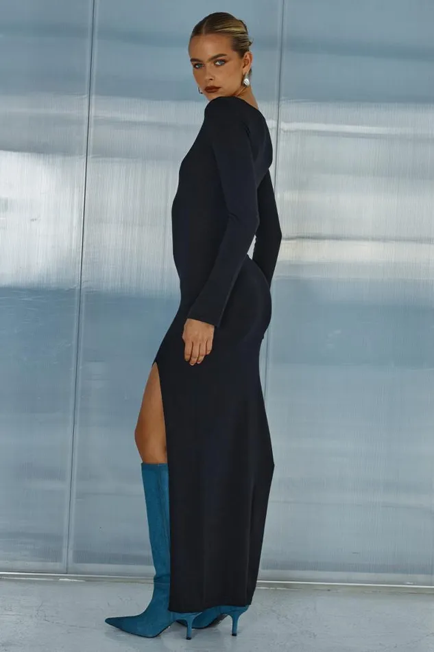 Runaway The Label Midi Shop AUBREY MIDI DRESS 8211 BLACK