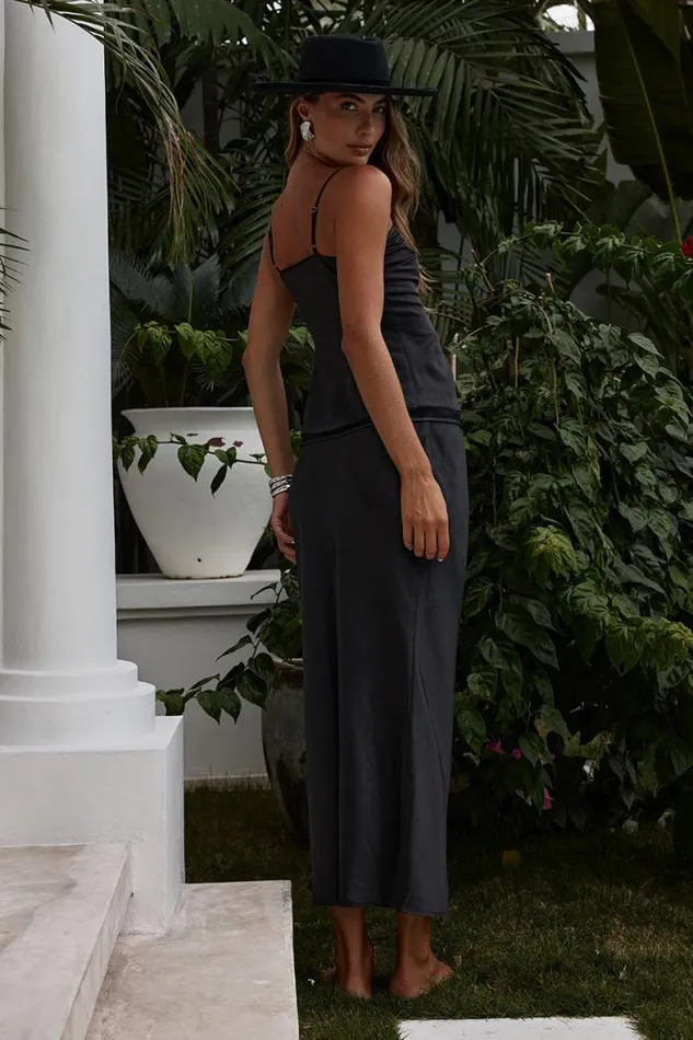 Runaway The Label Midi Shop MELROSE MIDI DRESS 8211 BLACK