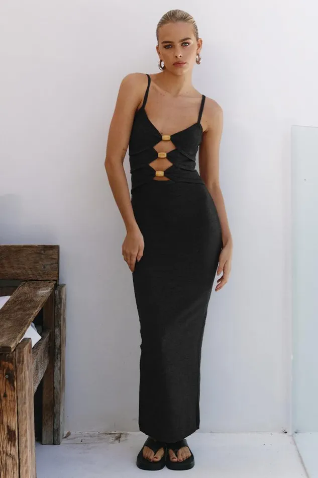 Runaway The Label Midi Shop NORMANI MIDI DRESS 8211 BLACK