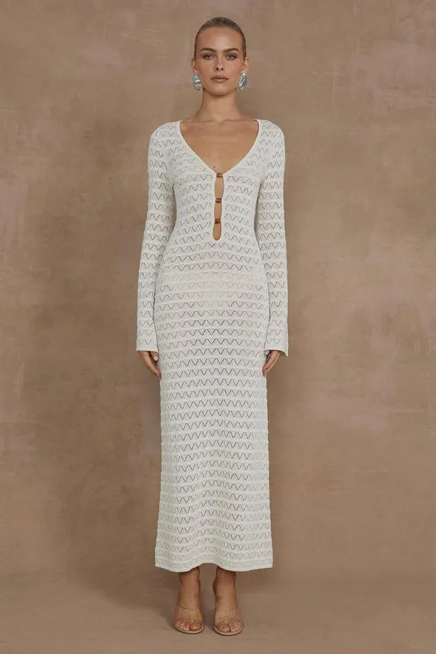 Runaway The Label Midi Shop NYA MIDI DRESS 8211 IVORY