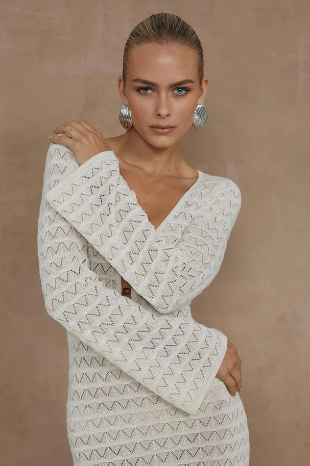Runaway The Label Midi Shop NYA MIDI DRESS 8211 IVORY