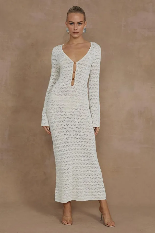 Runaway The Label Midi Shop NYA MIDI DRESS 8211 IVORY
