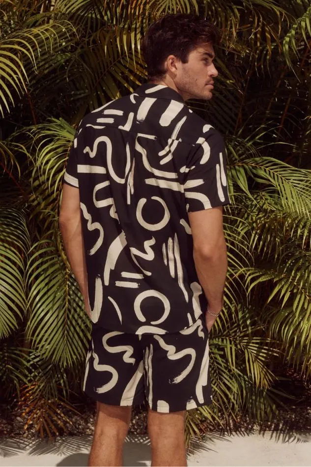 Runaway The Label Sets Menswear YORK SHORTS 8211 BLACK Runaway The Label Sets Menswear YORK SHORTS 8211 BLACK