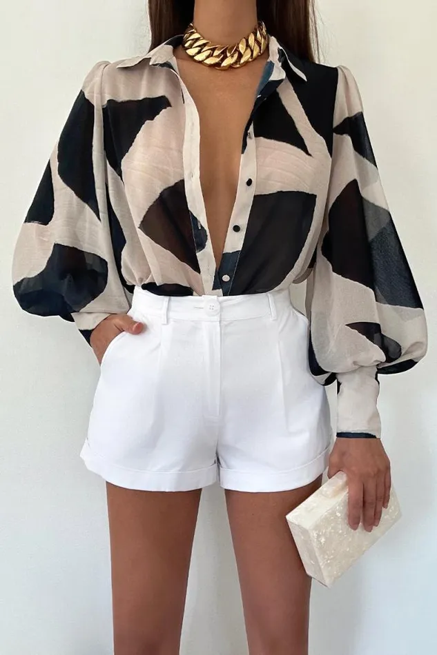 Runaway The Label Shirts and Blouses Shop FLEETWOOD BLOUSE 8211 LAZURE NAVY
