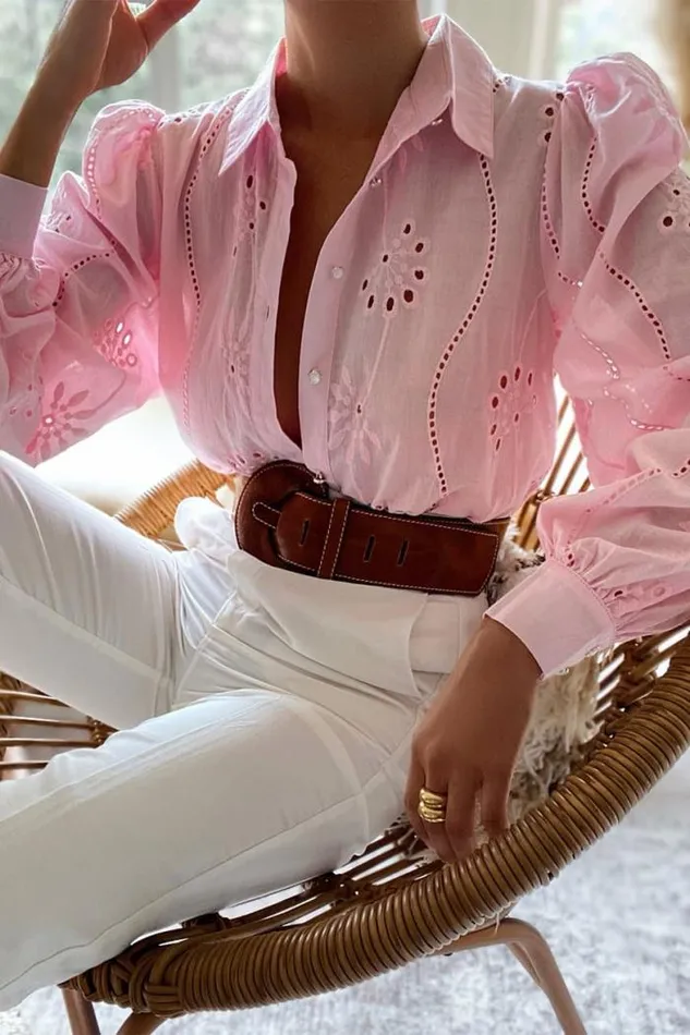 Runaway The Label Shirts and Blouses Shop KNOWLES BLOUSE 8211 PINK