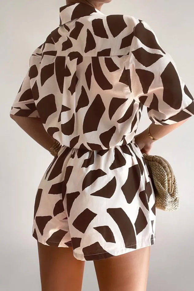 Runaway The Label Shirts and Blouses Shop ZANZI SHIRT 8211 LAZURE CHOCOLATE