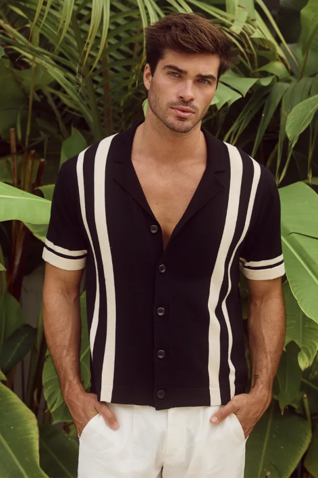 Runaway The Label Shirts Menswear JOSHUA SHIRT 8211 BLACKSAND