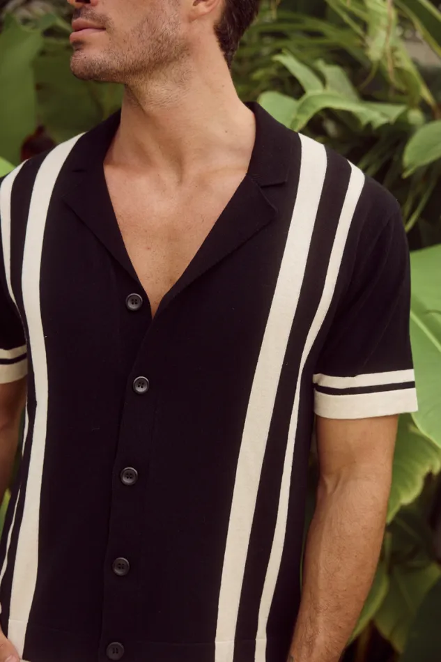 Runaway The Label Shirts Menswear JOSHUA SHIRT 8211 BLACKSAND