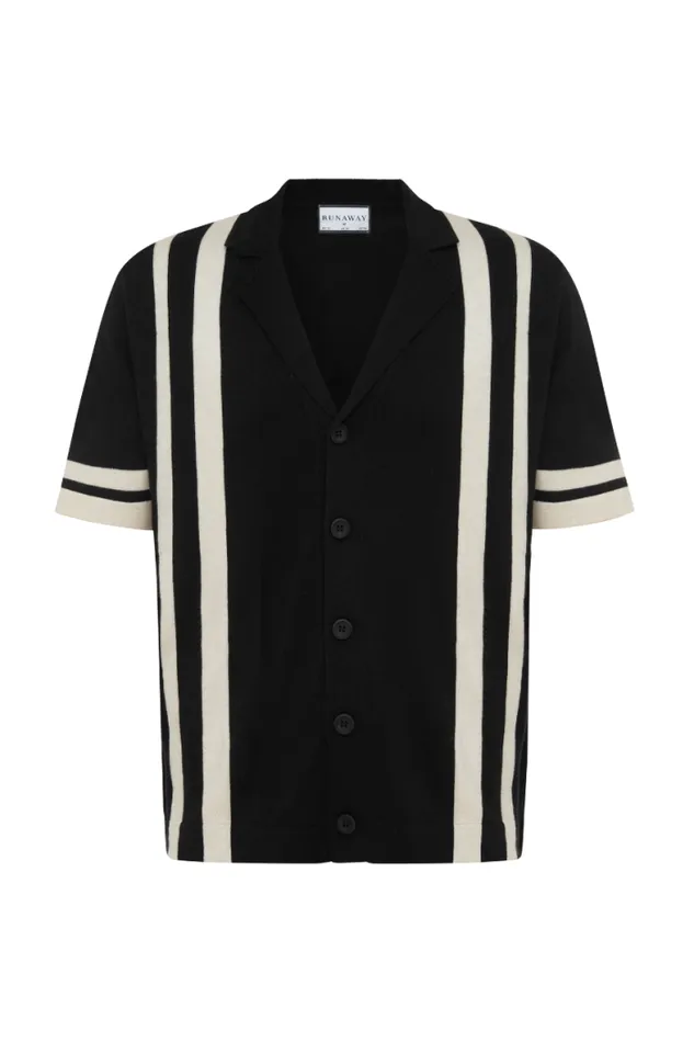 Runaway The Label Shirts Menswear JOSHUA SHIRT 8211 BLACKSAND