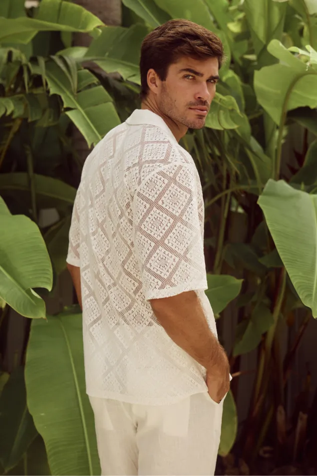 Runaway The Label Shirts Menswear TULUM SHIRT 8211 IVORY