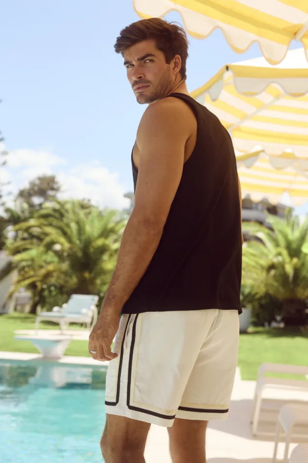 Runaway The Label Shorts Menswear SAMUEL SHORT 8211 WHITE